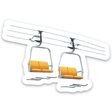 Chairlift sticker