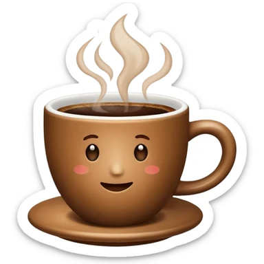 cup of coffee sticker