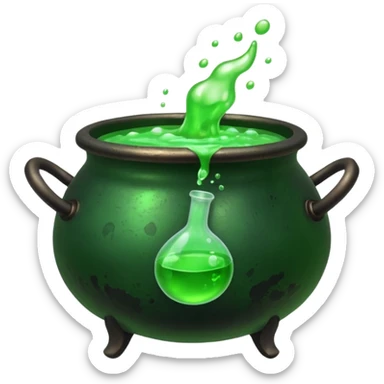 potion cauldron sticker