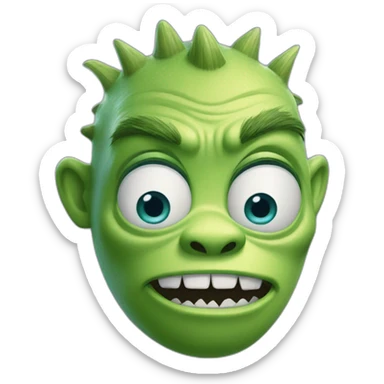 Monster at monster inc sticker