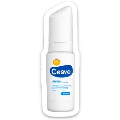 eye cream bottle with label cerave style  sticker
