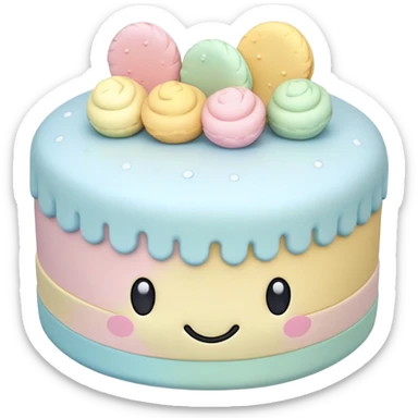 jellycat cake sticker