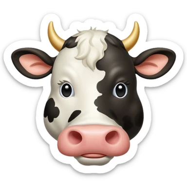  A cow that is mixed with Saturn
 sticker