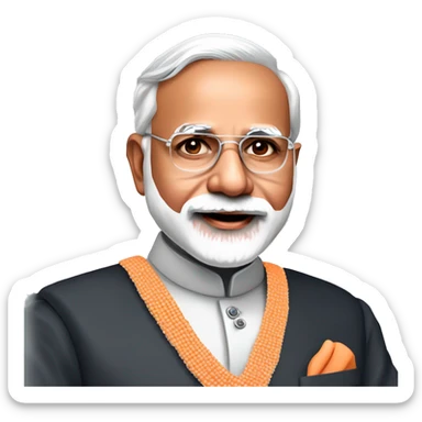 Prime minister of India narendra Modi sticker