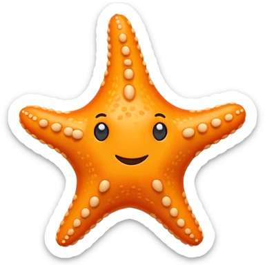 starfish toy chunky sticker