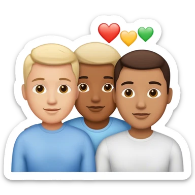 A homosexual couple with surrogate sticker