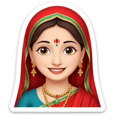 Daya bhabhi from Tmkoc serelak saying e maa mata jiiiii!!!! sticker