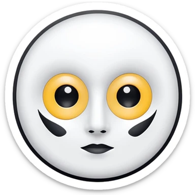 a beauty product box of skincare white rounded eyehole mask pack sticker