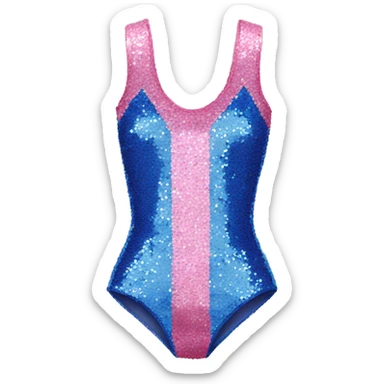 taylor pink and blue sequin bodysuit sticker
