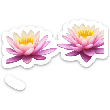water lilies sticker
