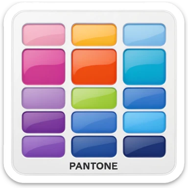 Pantone Color of the Year, palette sticker