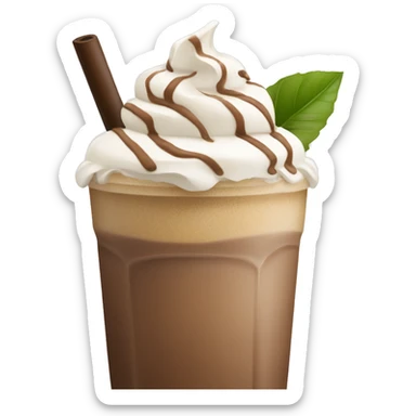 Mocha frappe sticker