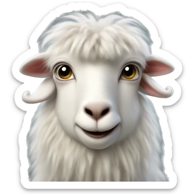  Mohair, Angora goat, south africa sticker