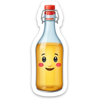 en botella y debe decir syrup simple sticker