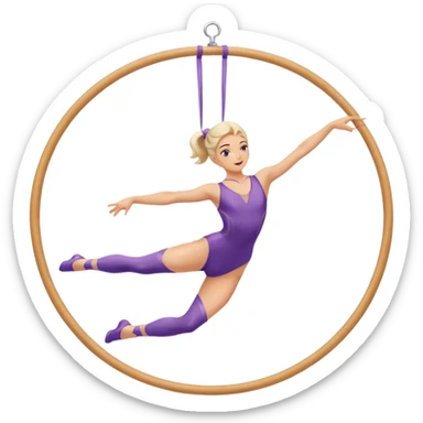 aerial hoop aerialist sticker