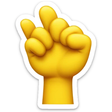 yellow emoji smiling wide with two hands with thumbs up  sticker