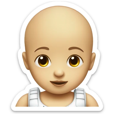 A robotic baby sticker