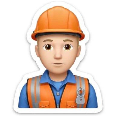emergency locksmith worker portrait, head and shoulders only, protective gloves, utility vest collar, keyring visible, determined look, 3D cartoon, mobile game icon style, clean background, no text, no watermark

 sticker