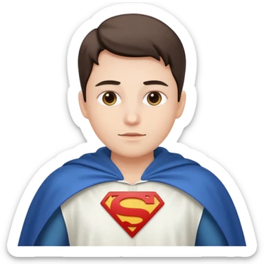 shoulder allwhite cape sticker