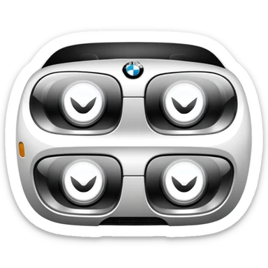 Bmw eyes sticker