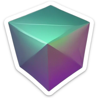 icosahedron sticker