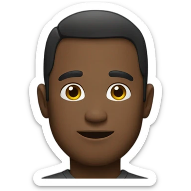 man ending racism sticker