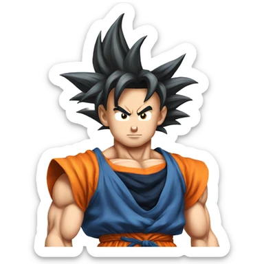 Super saiyan goku sticker