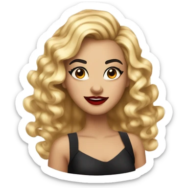 Tessa Francis Netting is an actress, YouTuber, host, and all around geek. She began her professional career donning a tutu onstage in the Original Broadway BLONDE. red lipstick sticker