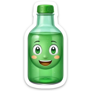 Bouteille de get27 sticker