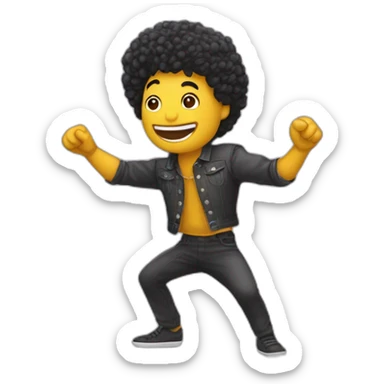 Thé rock qui danse la macaréna sticker