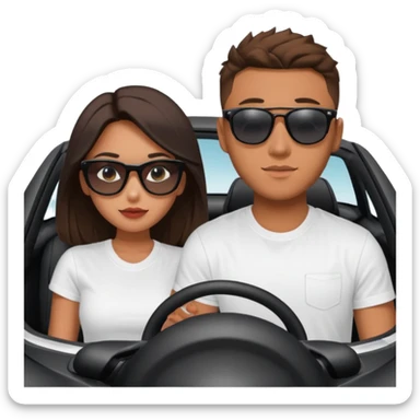 josh king jetset madrid the millionaire internet celebrity panel rank founder and instagram model girlfriend Tefi in Nissan GTR  sticker