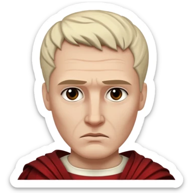 julius caesar young evil sticker