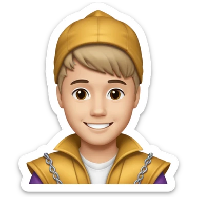 Justin bieber costume  sticker