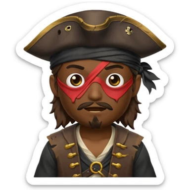 animated emoji for a player called prophet of doom I Dont Know shruging emote needs to be pirate themed and dark sticker