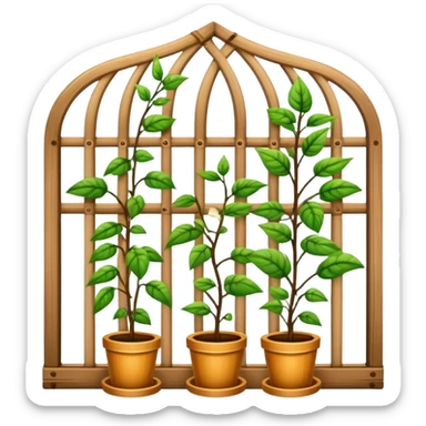 Plant Trellis sticker