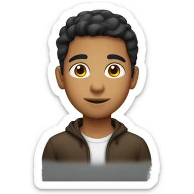 Hispanic boy  sticker