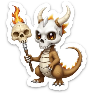 Cubone-Marowak-Duskull-dragon sticker