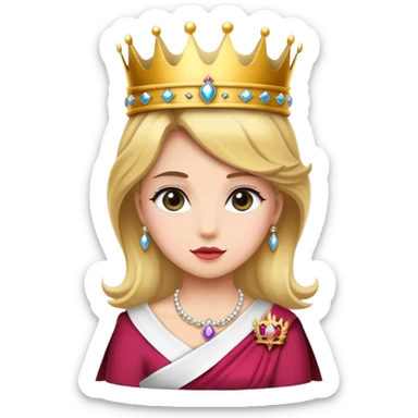 create an emoji similar to "lucy for president" but instead it should be "lucy for viscountess" sticker