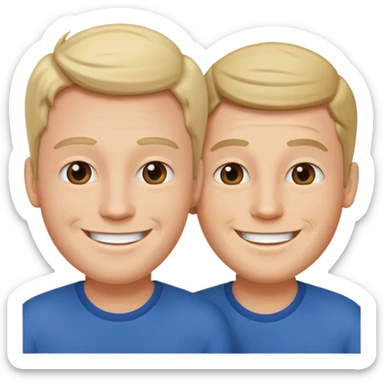 2 male Best buds in UK sticker