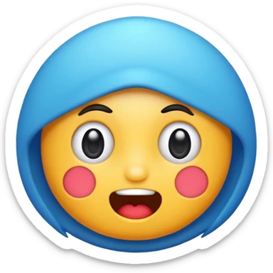 a funny im here  sticker