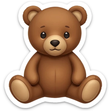 bear jellycat sticker