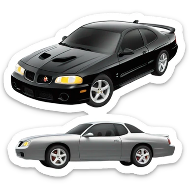 Pontiac GTO 2004 black sticker