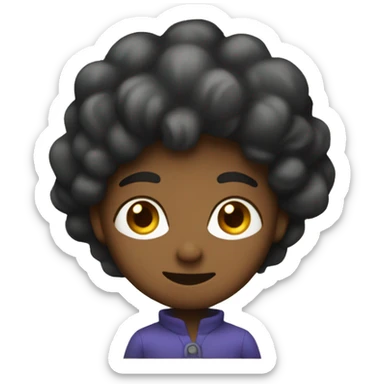 bold number 6 in a frame sticker