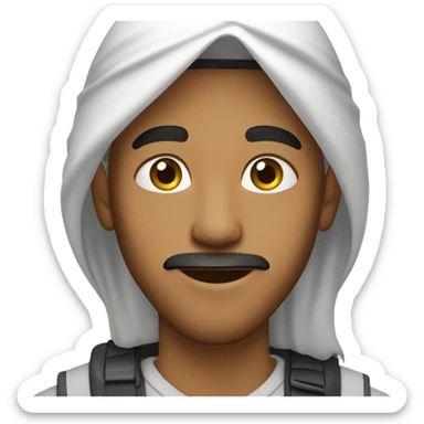 Morocho arabe joven  sticker