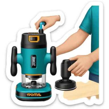 ONE+ 18V Cordless Compact Fixed Base Router RYOBI  sticker