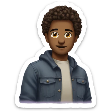 put this emoji 🙋🏽‍♂️ behind this one 🙇🏻‍♀️ sticker