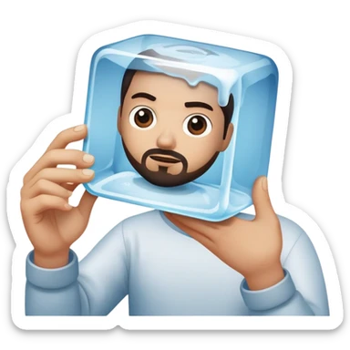 Netflix and ice cube sticker