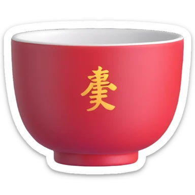 traditional Chinese tea cup with no handle, small porcelain cup sticker