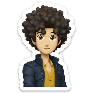 Spike Spiegel from "Cowboy Bepop" sticker