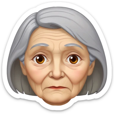 Old Russian lady who’s seen too much sticker